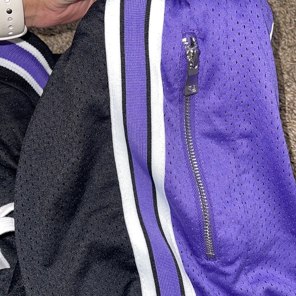 Mens Jordan Craig Striped Track Shorts - Picture 6 of 6